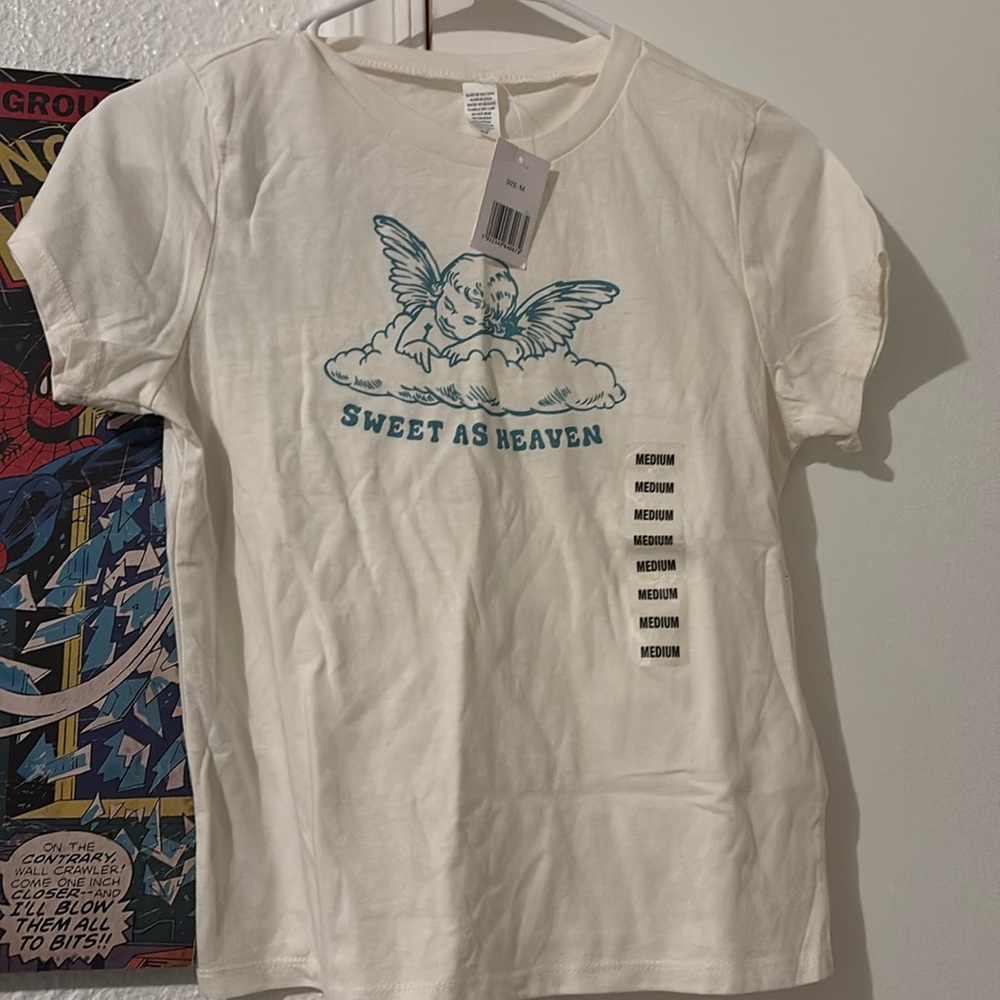 Sweet as heaven cropped tee